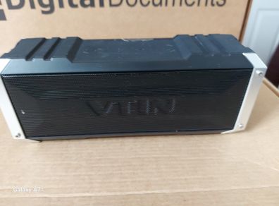 VTIN Bluetooth Speaker Model BH086A, works perfect, back cover has come loose and is cellotaped on