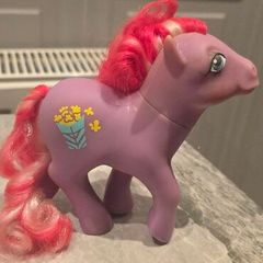 Caramel Crunch Popcorn Candycane Ponies MLP G1 My Little Pony