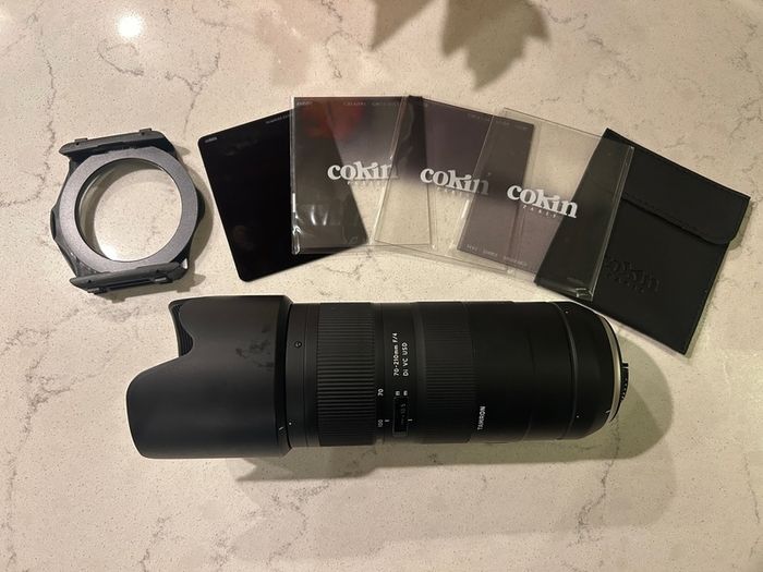 Nikon D7500 Body + Tamron 70-210mm f/4 VC Lens + Cokin Filter Kit