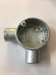 25 mm Metal Angle Box for conduit