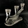 Art Deco crystal candle stand Image 4
