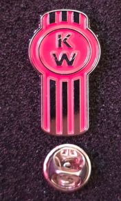 Kenworth trucks logo ,  pin back badge.