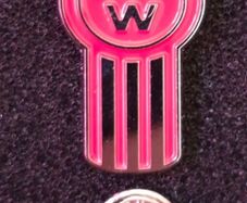 Kenworth trucks logo ,  pin back badge.