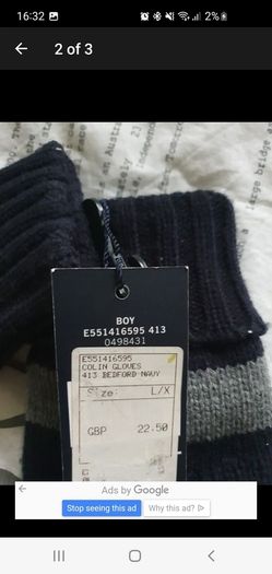 New Tommy Hilfiger Gloves