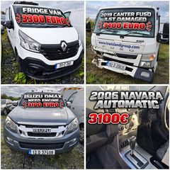 Trafic 15, Dmax 2012, Navara 06, Canter 19