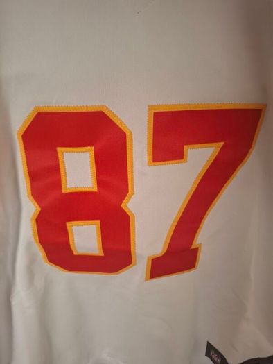 Custom Taylor Swift / Travis Kelce Kansas City Chiefs Jersey - Women's Small/meduim