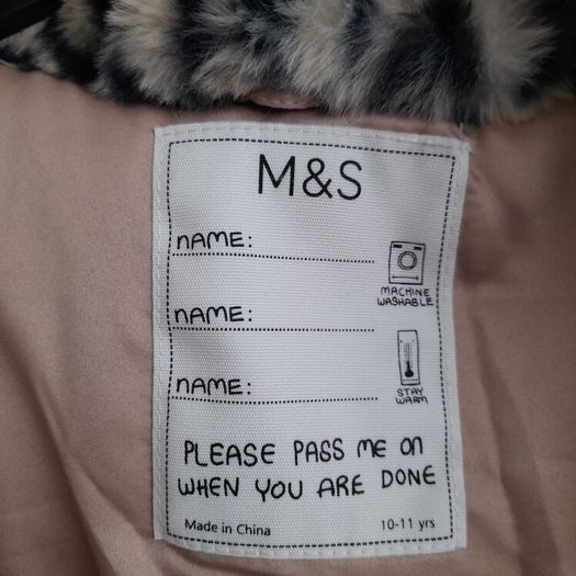 Girls M&S Jacket and Next boots.