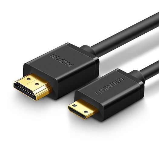 Ugreen Premium 1.5M Mini HDMI (Male) to HDMI (Male) 3D/UHD 4K@60Hz Bi-Directional Cable (Gold-Plated) (Brand New/Warranty)