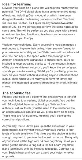 Electric piano
