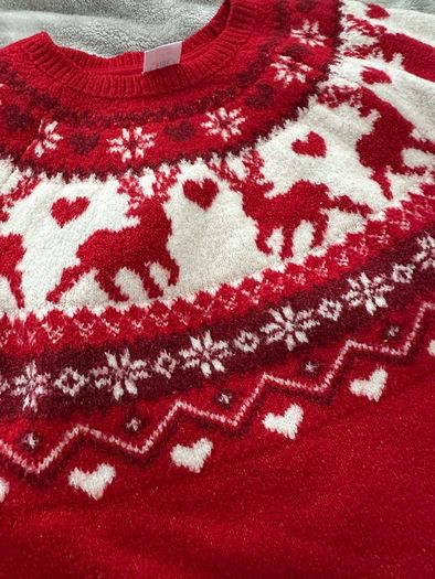Cute Christmas jumper, 116cm, 5-6 years