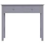 Console Table Grey 90x30x77 cm Wood Image 4