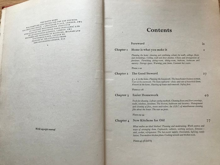 Antique The Happy Home A Universal Guide to Household Management