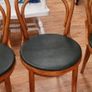 Set of 4 Vintage Bentwood Bistro Chairs (Czechoslovakia) Image 5