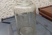 Paraffin heater glass bottle