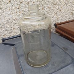 Paraffin heater glass bottle