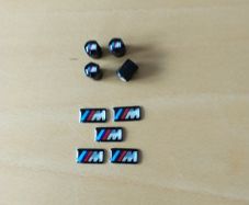 Brand New BMW M-Sports Wheel Stickers x5 + Msports Dust Caps x4