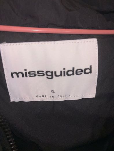 Misguided Black Puffer Jacket