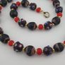 Antique Venetian Style Trade & Venetian WhiteHeart Glass Beads Necklace Image 8