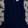 Designer Dress uk8 as new navy with lace Image 2