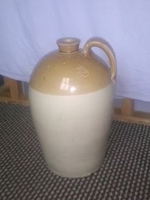 Antique whisky jug