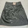 Twinset Milano Designer Faux Leather Skirt Image 4