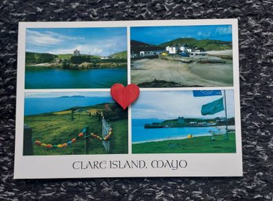 Ireland Postcard : Clare Island , Co. Mayo - Multi-view