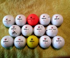 14 Wilson Duo/DX2 Soft Golf balls like Mint condition