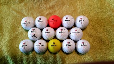 14 Wilson Duo/DX2 Soft Golf balls like Mint condition