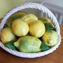 Italian Ceramic Fruit Basket Image 4