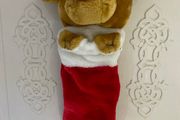 Plush Christmas Reindeer Stocking Large / Christmas Sock / Christmas Decoration