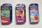 Disney Lorcana TCG 3 starter deck set new and sealed