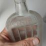 326 - Set of 3 Vintage Clear Glass Collectible Decorative Scrubbs Bottles Image 7