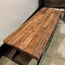 Reclaimed wood bench Image 3