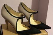lkbennett taupe leather with black seude
