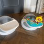 Bumboo seat. 2 available. 30 euro each .Grey with 1 tray toy piece Image 2
