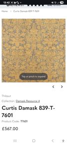 Thibault Gold Leaf Wallpaerp