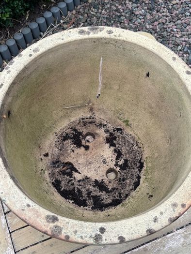 Wide garden pot