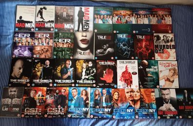 63 DVD Boxsets. In Great Condition. Available Individually Or In Bundles.