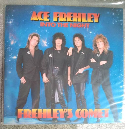 Ace Frehley (KISS)/ Frehley's Comet - Into The Night 12" E.P. (1987) UK 1st Press EX+ HARD ROCK