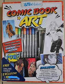 Art Maker Comic Book Art Boxset - Learn to Draw Anime & Manga (Brand New)