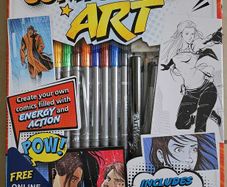 Art Maker Comic Book Art Boxset - Learn to Draw Anime & Manga (Brand New)