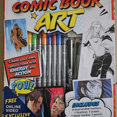 Art Maker Comic Book Art Boxset - Learn to Draw Anime & Manga (Brand New)