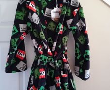 BNWT Next Minecraft Bathrobe Age 9-10 yrs