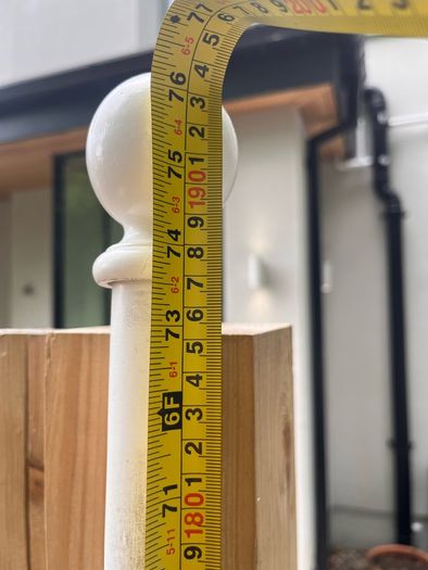 curtain pole 6ft 30mm