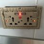 2 Way/Gang Brushed Stainless Steel UK Mains 3 Pin Plug Power Socket With USB Charging Ports and Neons! Image 5