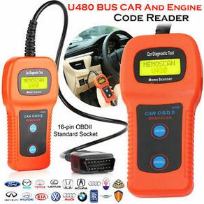 U480 Scanner Car Fault Code Reader CAN BUS OBD2 EOBD Engine Diagnostic Tool