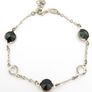 Black Onyx & CZ Silver Bracelet Image 2
