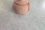 Vintage wooden Salt cellar with lid, 1970's