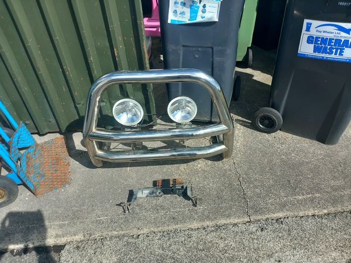 Ford Transit Connect Bull bar with Hella Spotlights
