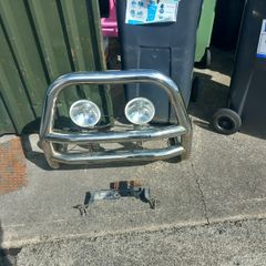 Ford Transit Connect Bull bar with Hella Spotlights